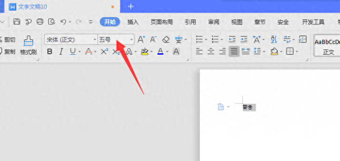 wps字体怎么放大一点，文档特大字体设置步骤(图3)