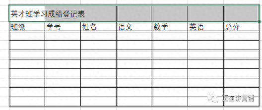 excel合并单元格快捷键,单元格合二为一方法