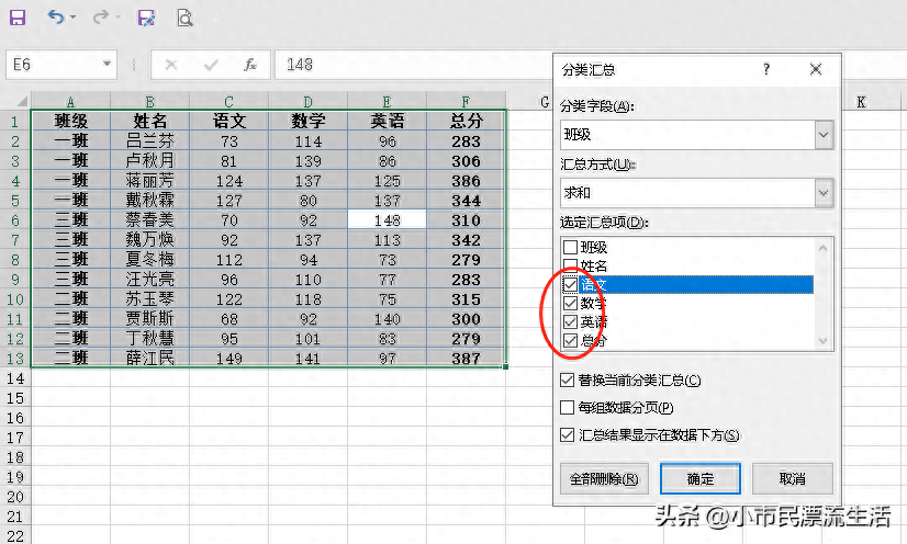 excel分类汇总怎么做,汇总表格的简单方法(图5) excel分类汇总怎么做,汇总表格的简单方法(图5)